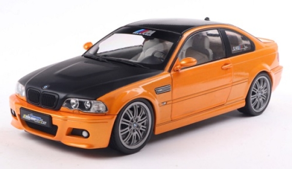 421186532 BMW M3 (E46) Coupe 2000 orange/black 1:18